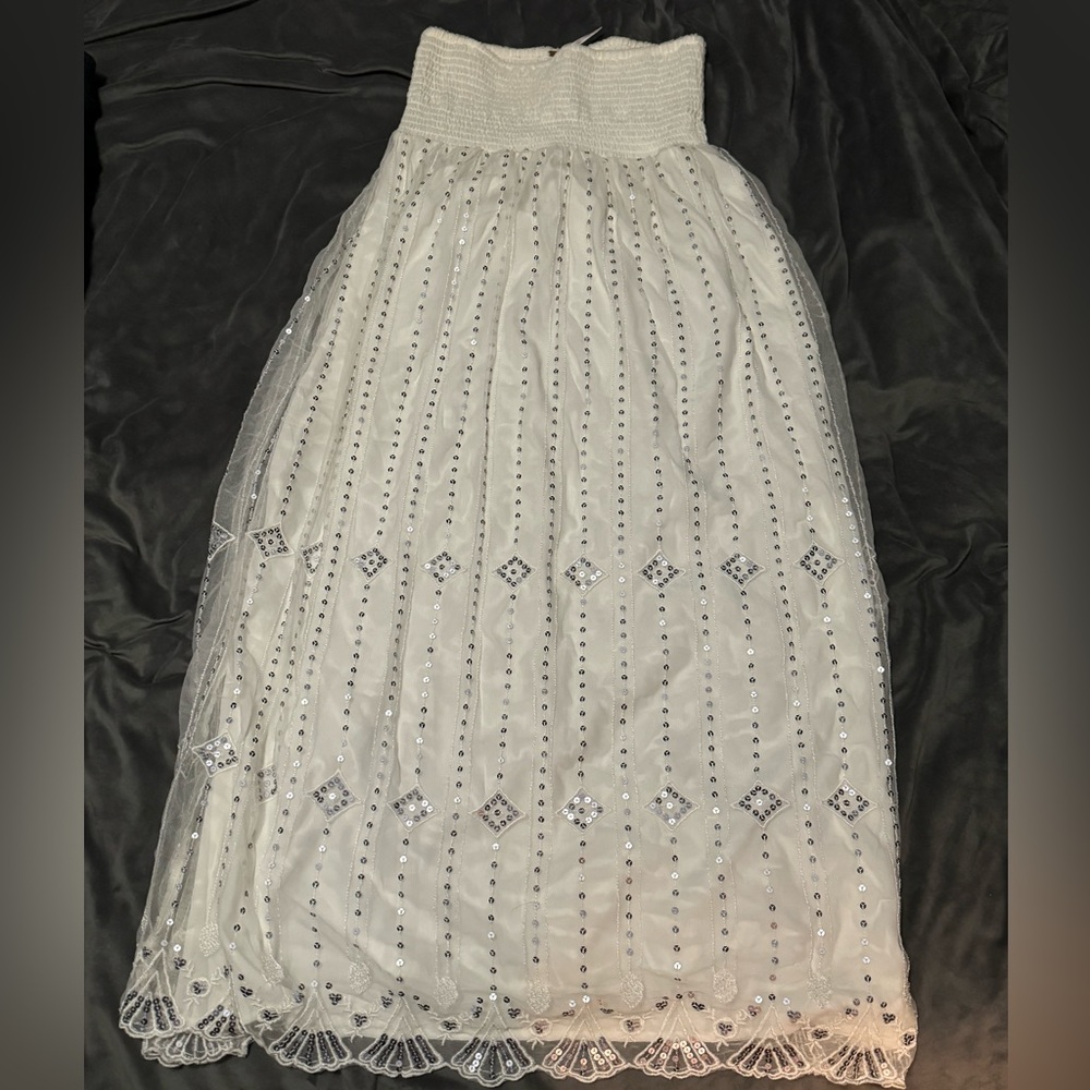 Free people white dress S